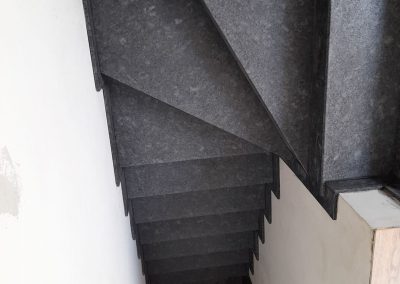 332 schody steel grey